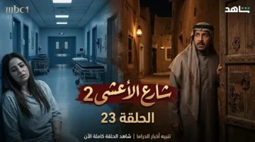 مسلسل شارع الأعشى 2 الحلقة 23: نورا تكافح أزمة صحية حادة في المستشفى